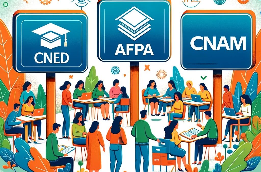 Découvrez les géants de la formation en France : CNAM, AFPA, CNED