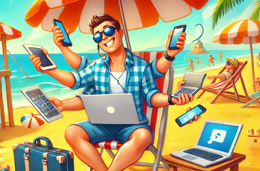 Comment partir en vacances quand on est entrepreneur ?