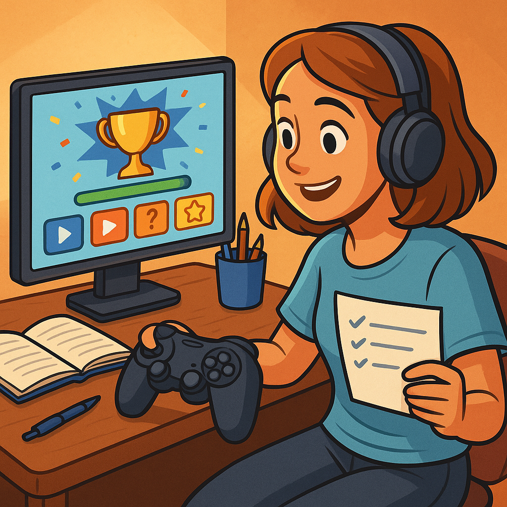 ChatGPT Image 24 sept. 2025, 11_04_08 Gaming : comment le jeu vidéo inspire les nouvelles méthodes pédagogiques